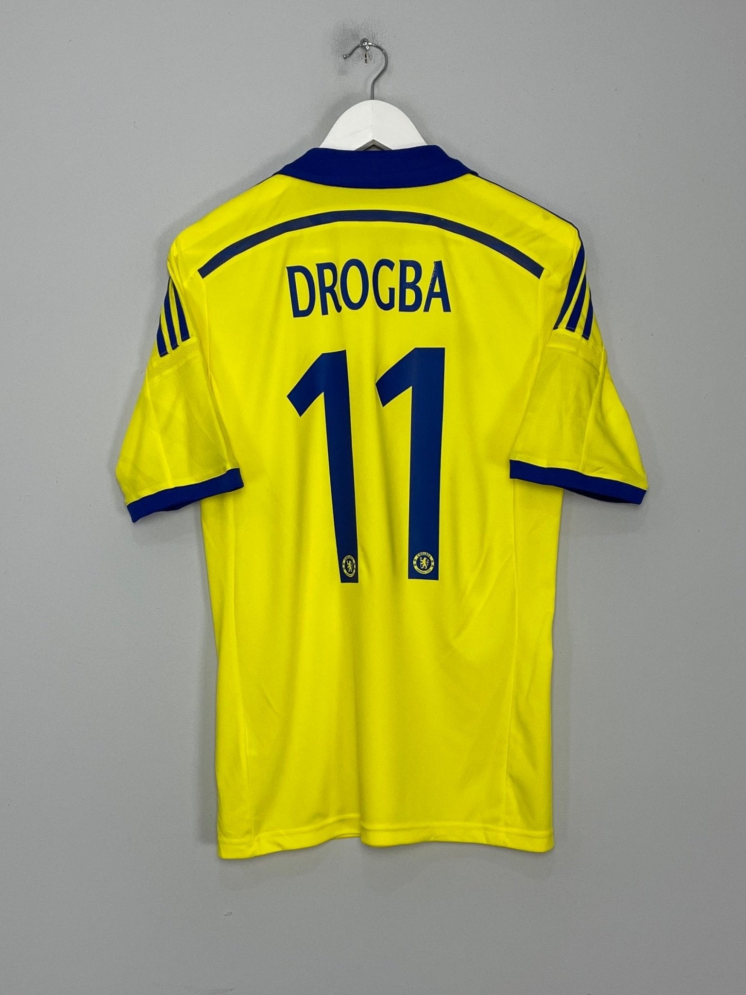 Shop 2014/15 CHELSEA DROGBA #11 AWAY SHIRT (S) ADIDAS, classic football shirts, vintage football shirts & retro soccer jerseys at Cult Kits