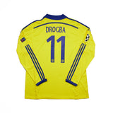Buy 2014/15 Chelsea Drogba 11 L/S C/L Away Shirt (XL) Adidas ~ Free worldwide shipping ~ Authentic Vintage Football Shirts from Cult Kits