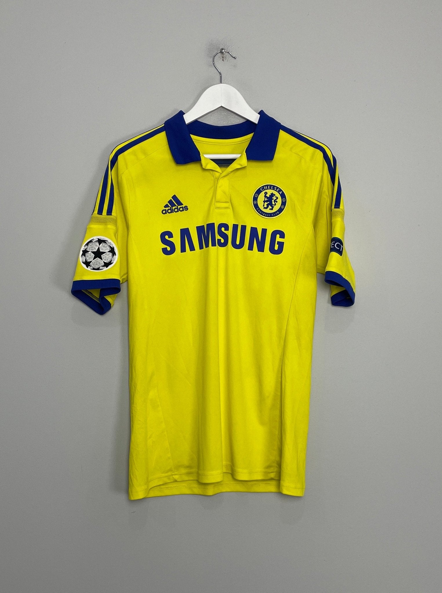 Shop 2014/15 CHELSEA FABREGAS #4 C/L AWAY SHIRT (M) ADIDAS, classic football shirts, vintage football shirts & retro soccer jerseys at Cult Kits