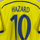 Shop 2014/15 CHELSEA HAZARD #10 AWAY SHIRT (L) ADIDAS, classic football shirts, vintage football shirts & retro soccer jerseys at Cult Kits