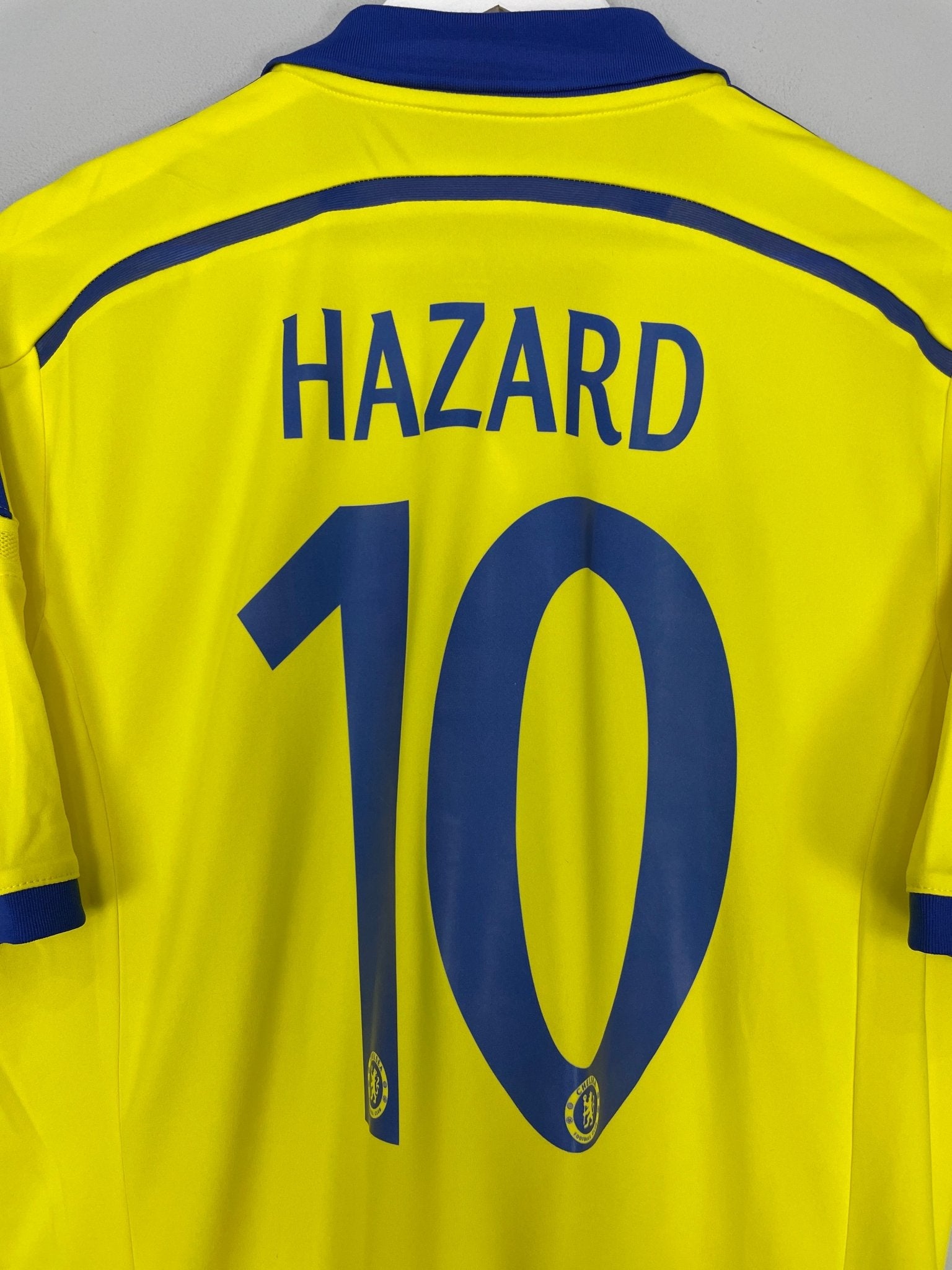 Shop 2014/15 CHELSEA HAZARD #10 AWAY SHIRT (L) ADIDAS, classic football shirts, vintage football shirts & retro soccer jerseys at Cult Kits