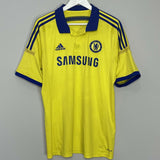 Shop 2014/15 CHELSEA HAZARD #10 AWAY SHIRT (L) ADIDAS, classic football shirts, vintage football shirts & retro soccer jerseys at Cult Kits