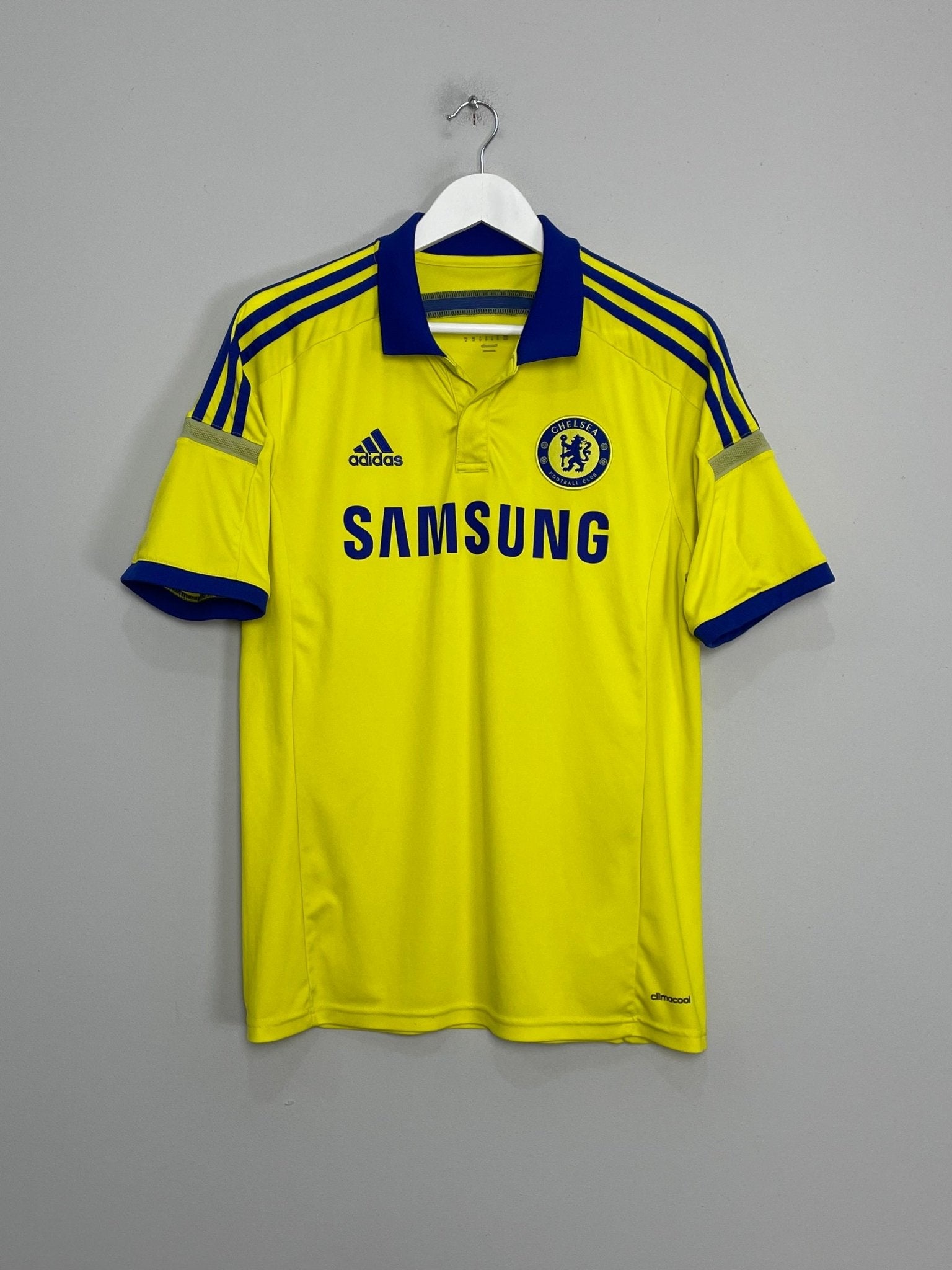 Shop 2014/15 CHELSEA HAZARD #10 AWAY SHIRT (M) ADIDAS, classic football shirts, vintage football shirts & retro soccer jerseys at Cult Kits
