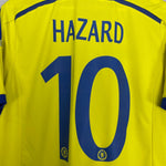 Shop 2014/15 CHELSEA HAZARD #10 AWAY SHIRT (M) ADIDAS, classic football shirts, vintage football shirts & retro soccer jerseys at Cult Kits