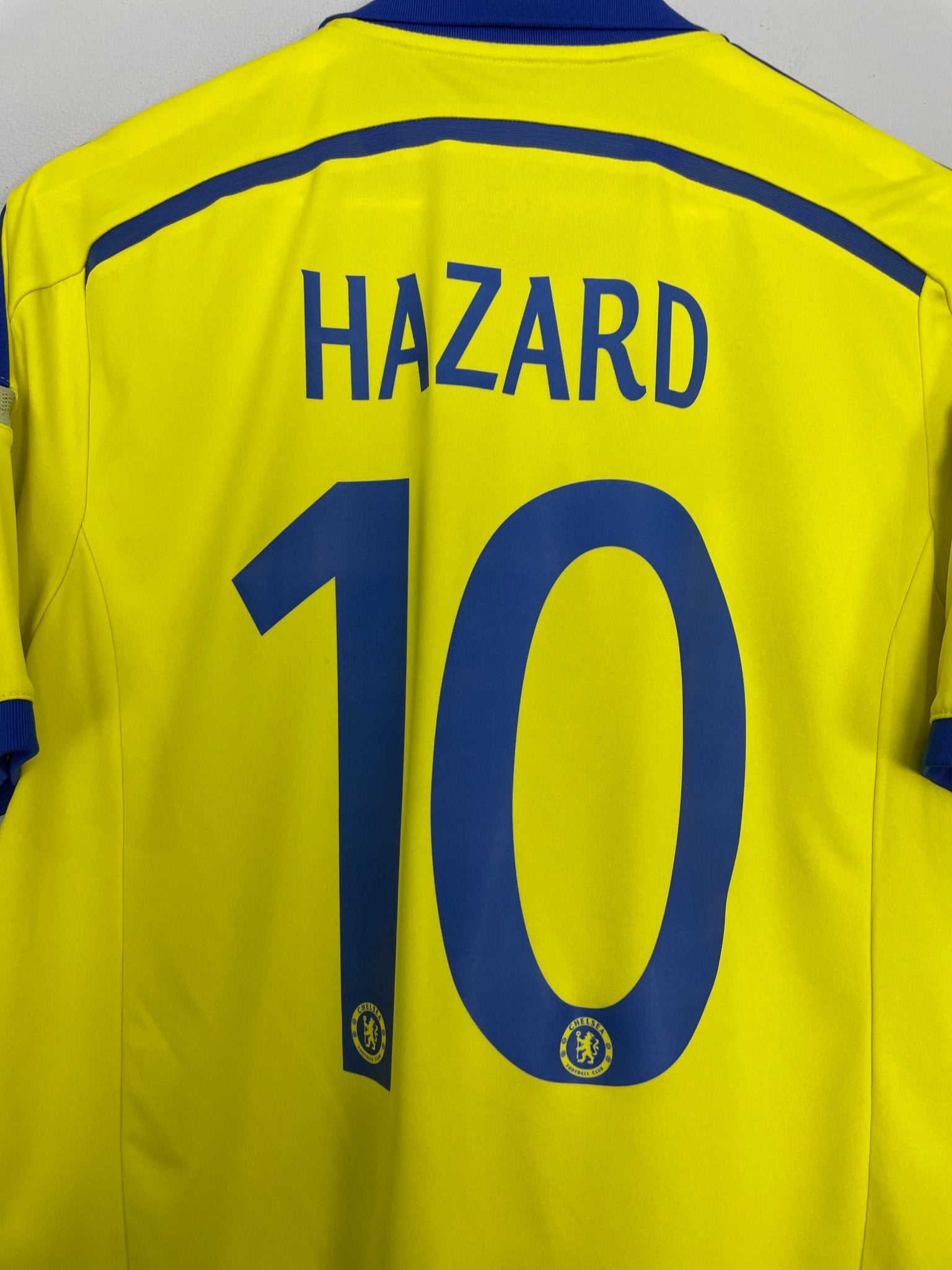 Shop 2014/15 CHELSEA HAZARD #10 AWAY SHIRT (M) ADIDAS, classic football shirts, vintage football shirts & retro soccer jerseys at Cult Kits