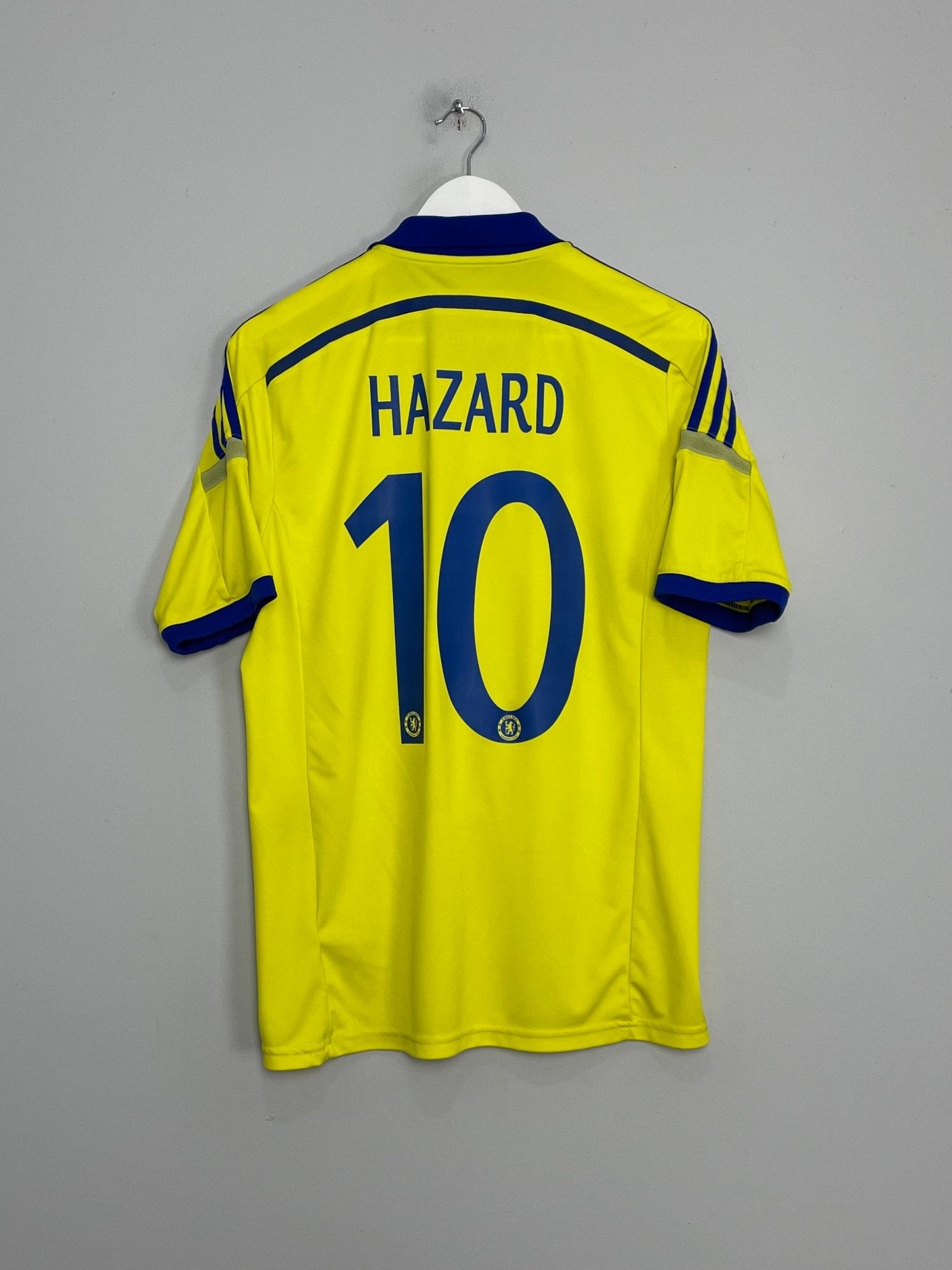 Shop 2014/15 CHELSEA HAZARD #10 AWAY SHIRT (M) ADIDAS, classic football shirts, vintage football shirts & retro soccer jerseys at Cult Kits