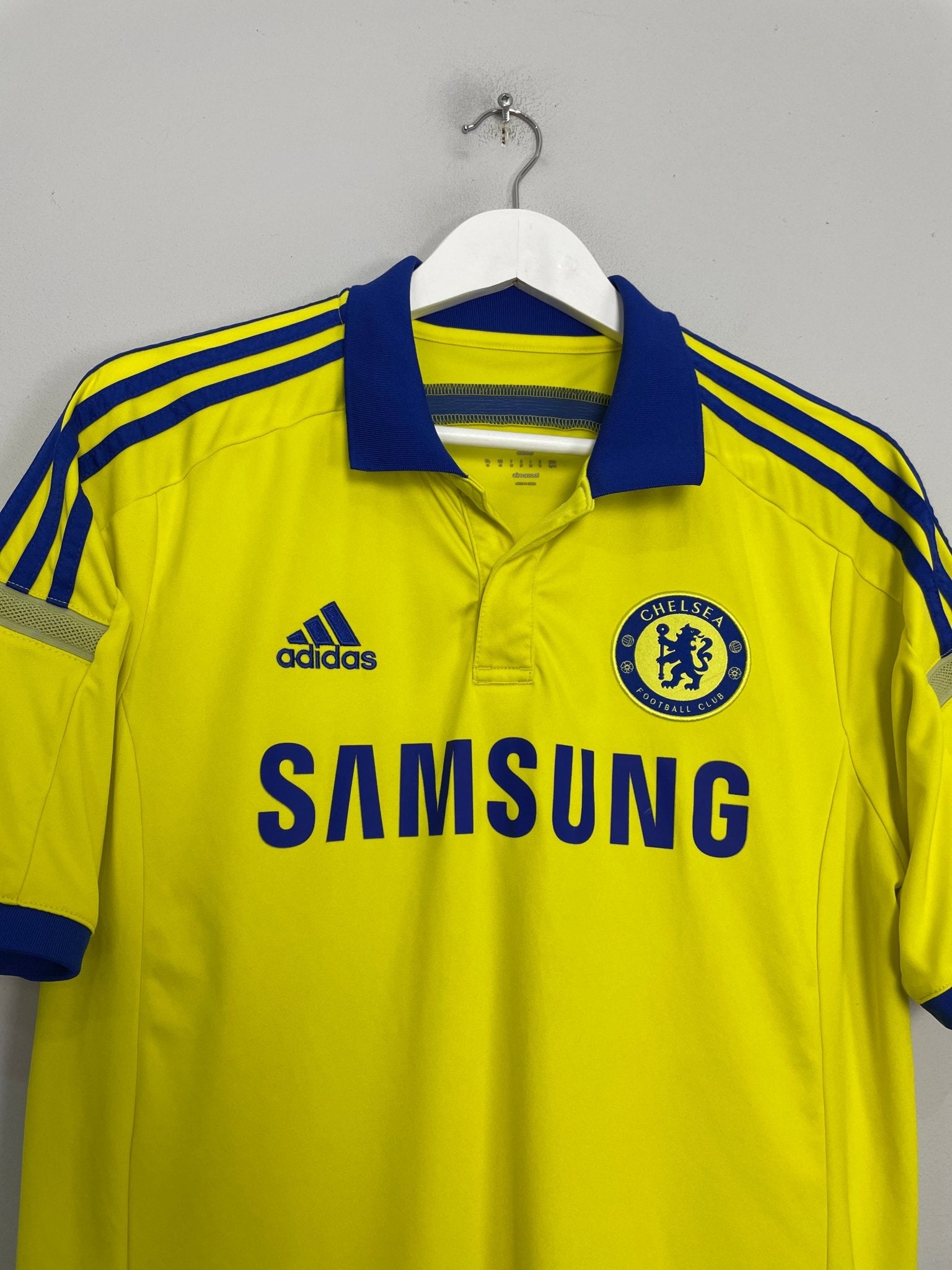 Shop 2014/15 CHELSEA HAZARD #10 AWAY SHIRT (M) ADIDAS, classic football shirts, vintage football shirts & retro soccer jerseys at Cult Kits