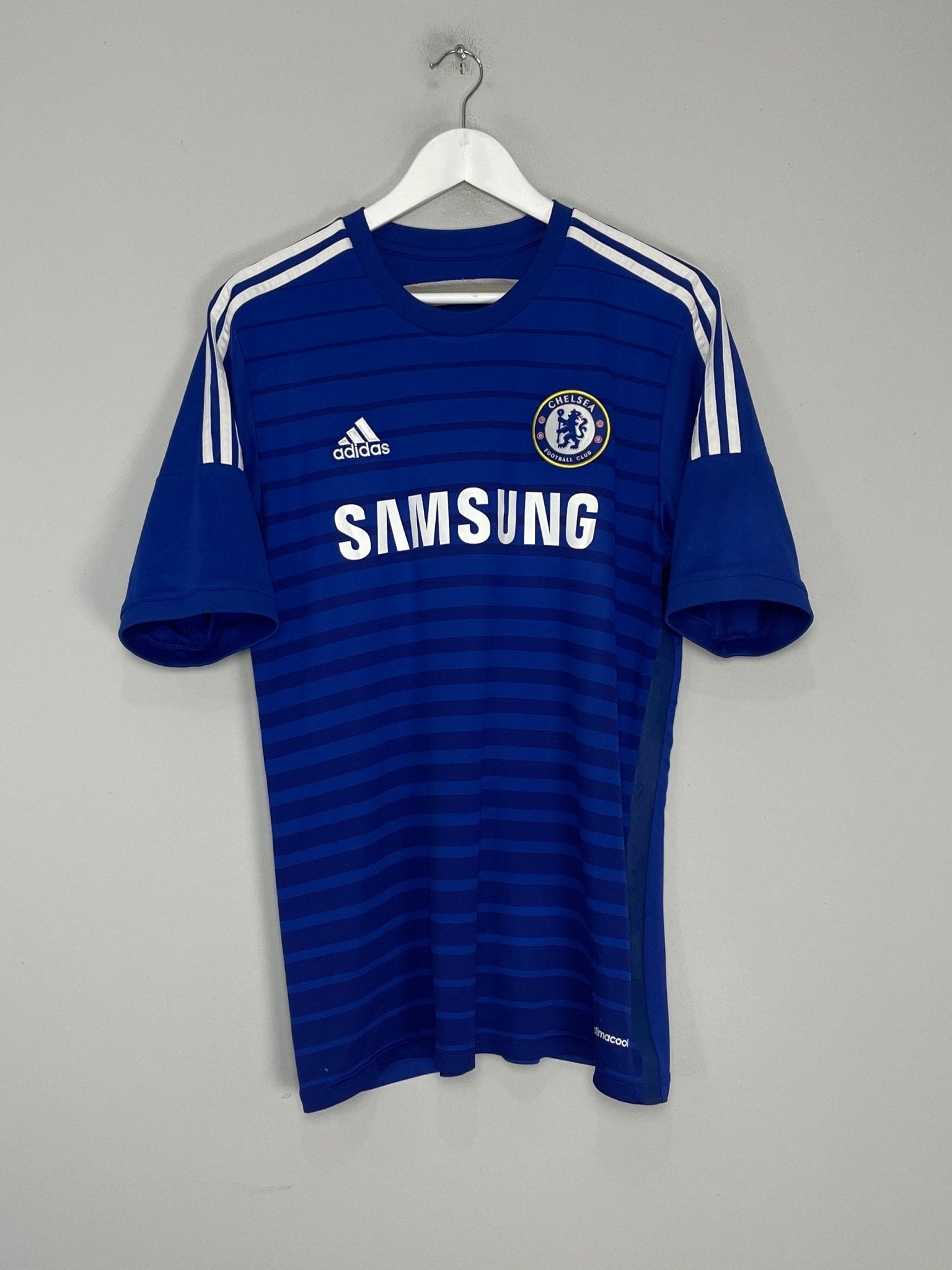 Shop 2014/15 CHELSEA HAZARD #10 HOME SHIRT (M) ADIDAS, classic football shirts, vintage football shirts & retro soccer jerseys at Cult Kits
