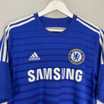 Shop 2014/15 CHELSEA HAZARD #10 HOME SHIRT (M) ADIDAS, classic football shirts, vintage football shirts & retro soccer jerseys at Cult Kits