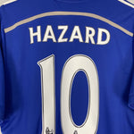 Shop 2014/15 CHELSEA HAZARD #10 HOME SHIRT (M) ADIDAS, classic football shirts, vintage football shirts & retro soccer jerseys at Cult Kits