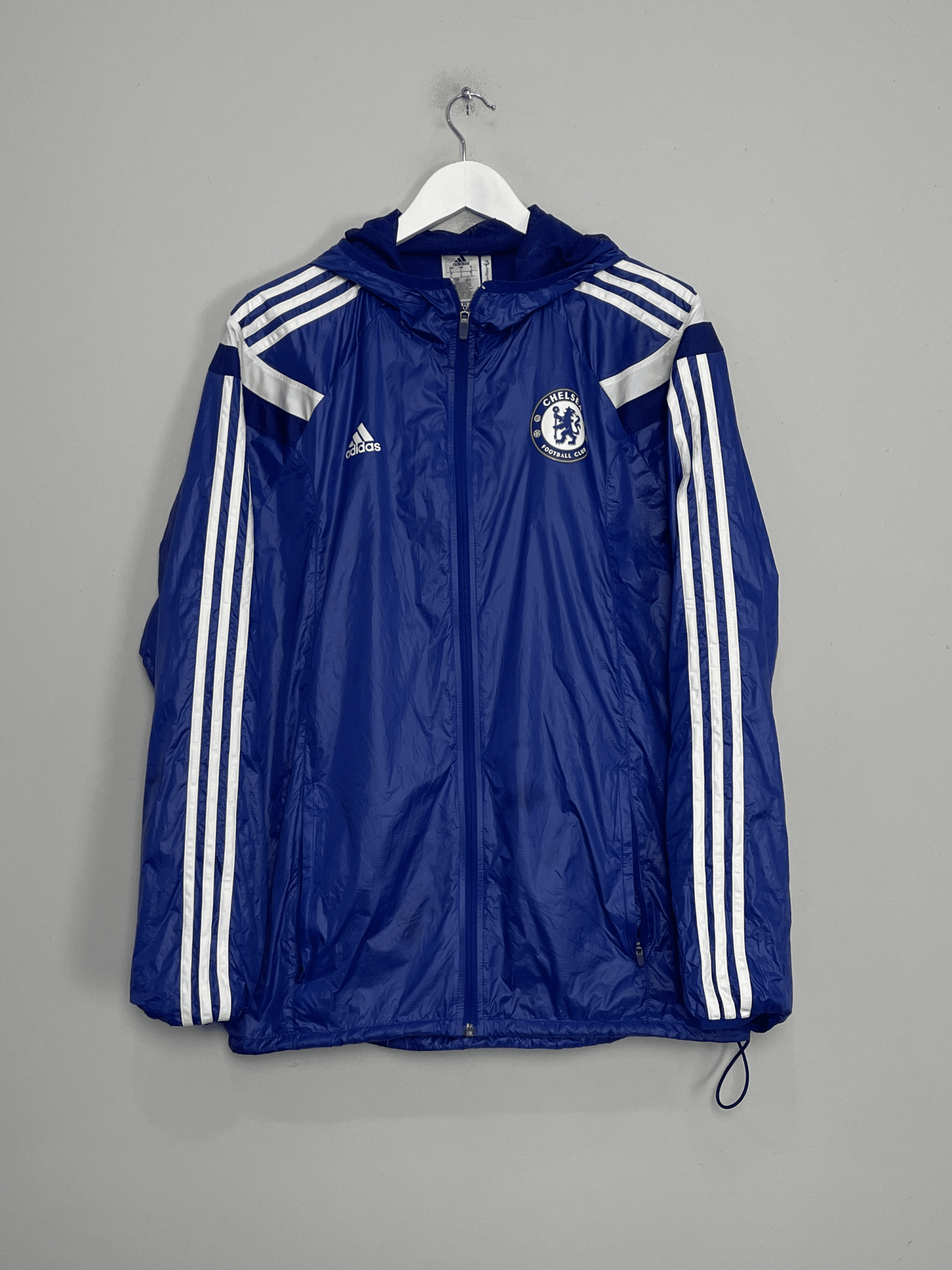 Shop 2014/15 CHELSEA RAIN JACKET (L) ADIDAS, classic football shirts, vintage football shirts & retro soccer jerseys at Cult Kits