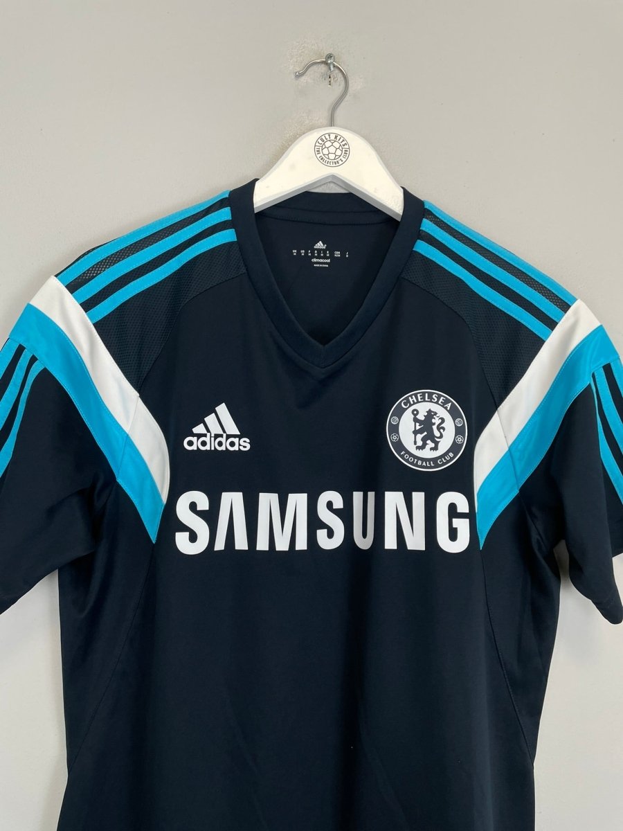 2014/15 CHELSEA TRAINING SHIRT (M) ADIDAS - Cult Kits - Medium - Buy Vintage Football Shirts, Authentic Retro Football Shirts For Sale, Classic Football Shirts & Soccer Jersey