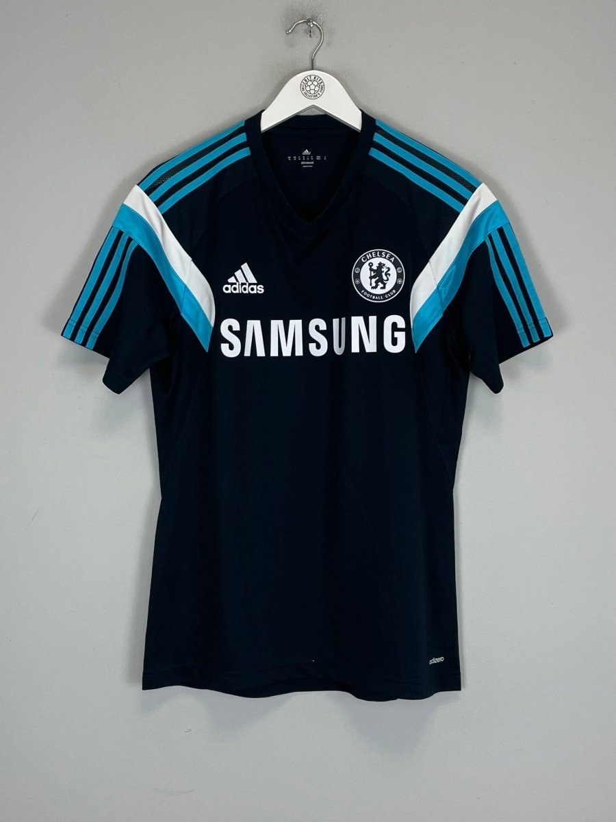2014/15 CHELSEA TRAINING SHIRT (M) ADIDAS - Cult Kits - Medium - Buy Vintage Football Shirts, Authentic Retro Football Shirts For Sale, Classic Football Shirts & Soccer Jersey
