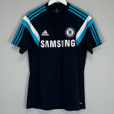 2014/15 CHELSEA TRAINING SHIRT (M) ADIDAS - Cult Kits - Medium - Buy Vintage Football Shirts, Authentic Retro Football Shirts For Sale, Classic Football Shirts & Soccer Jersey
