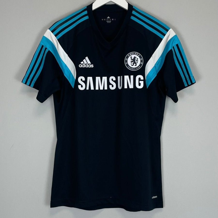 2014/15 CHELSEA TRAINING SHIRT (M) ADIDAS - Cult Kits - Medium - Buy Vintage Football Shirts, Authentic Retro Football Shirts For Sale, Classic Football Shirts & Soccer Jersey