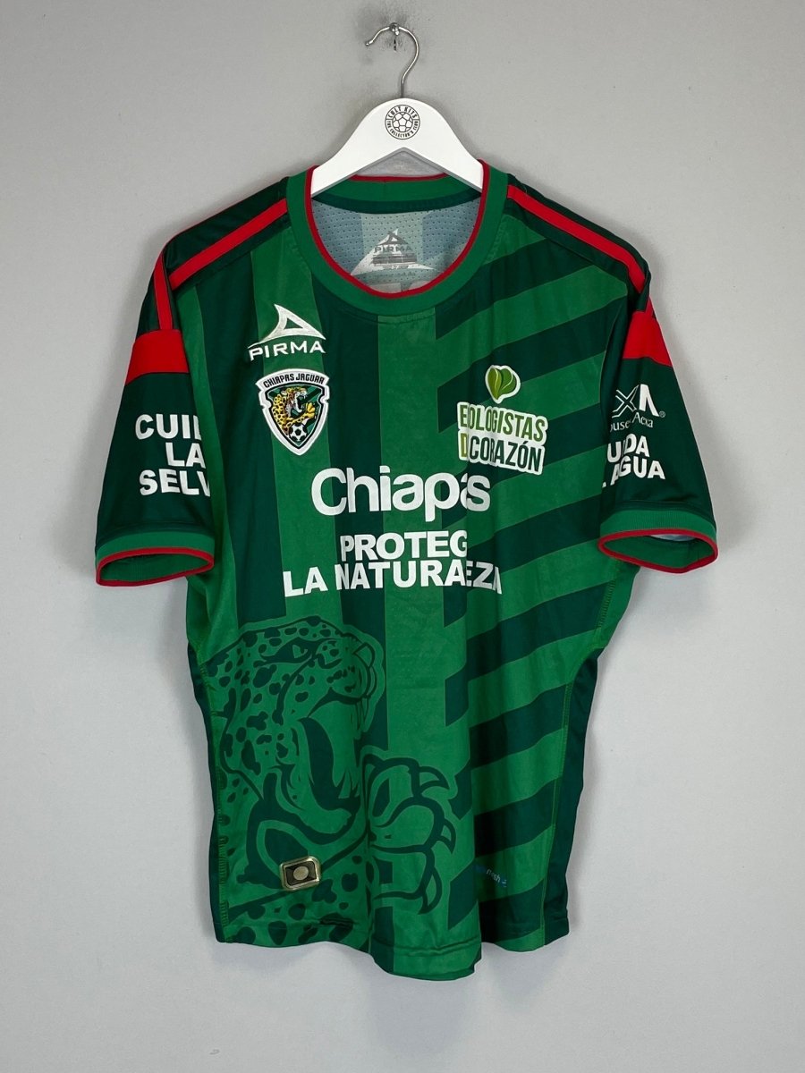 2014/15 CHIAPAS JAGUARES 147 HOME SHIRT (L) PIRMA - Cult Kits - Large - Buy Vintage Football Shirts, Authentic Retro Football Shirts For Sale, Classic Football Shirts & Soccer Jersey