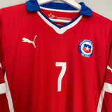 Shop 2014/15 CHILE ALEXIS #7 HOME SHIRT (XL) PUMA, classic football shirts, vintage football shirts & retro soccer jerseys at Cult Kits