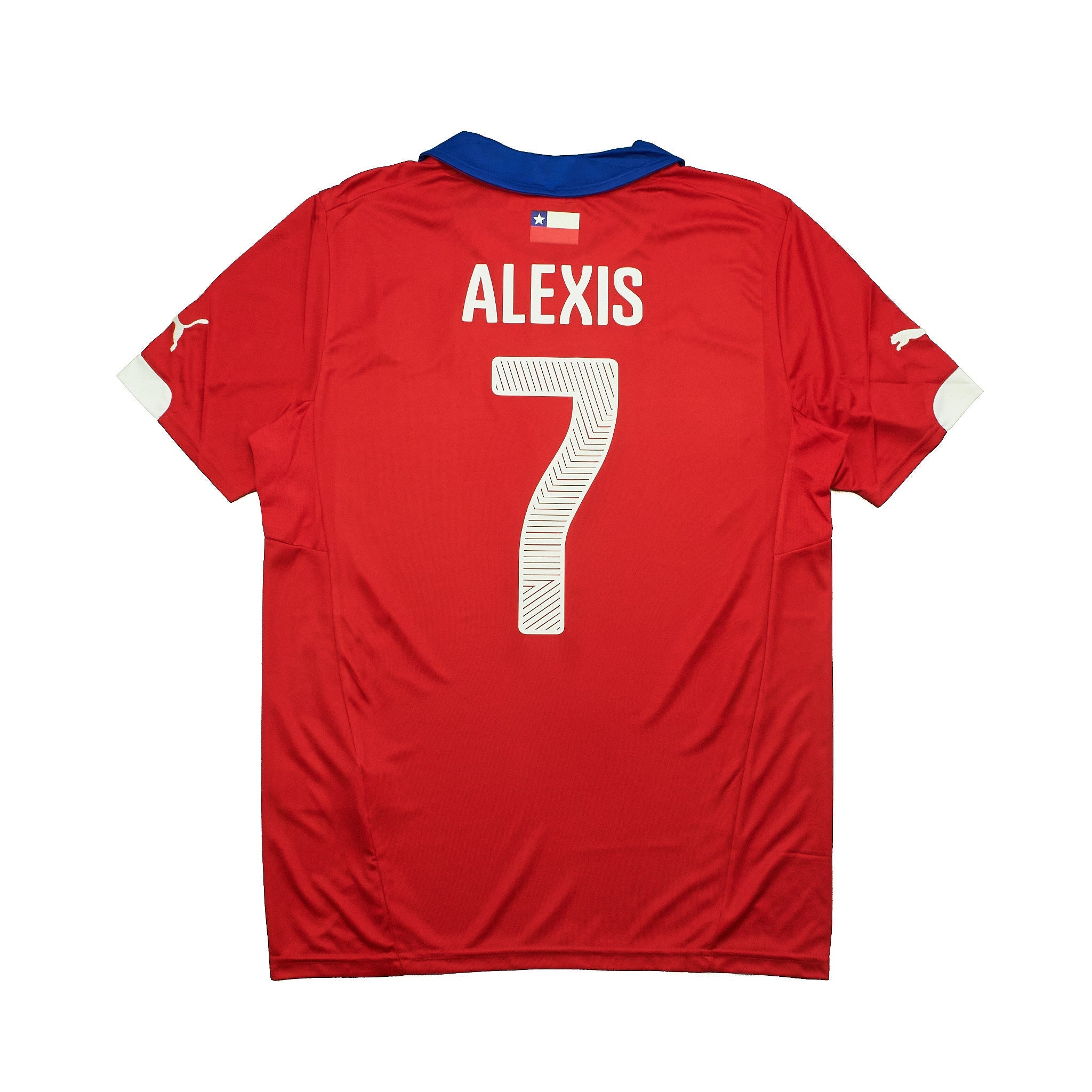 Buy 2014/15 Chile Sanchez 7 Home Shirt (M) Puma ~ Free worldwide shipping ~ Authentic Vintage Football Shirts from Cult Kits
