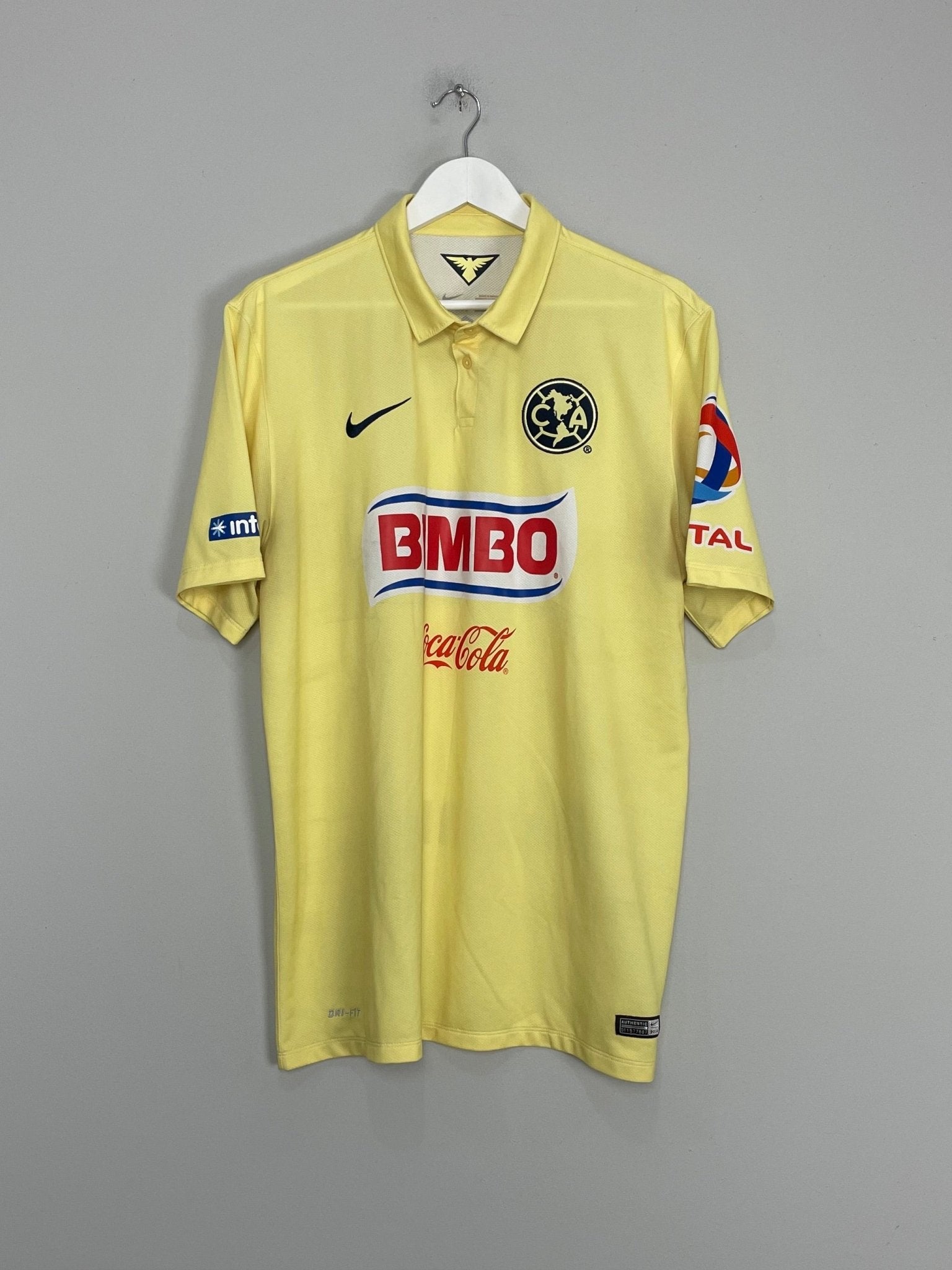 Shop 2014/15 CLUB AMERICA HOME SHIRT (XL) NIKE, classic football shirts, vintage football shirts & retro soccer jerseys at Cult Kits