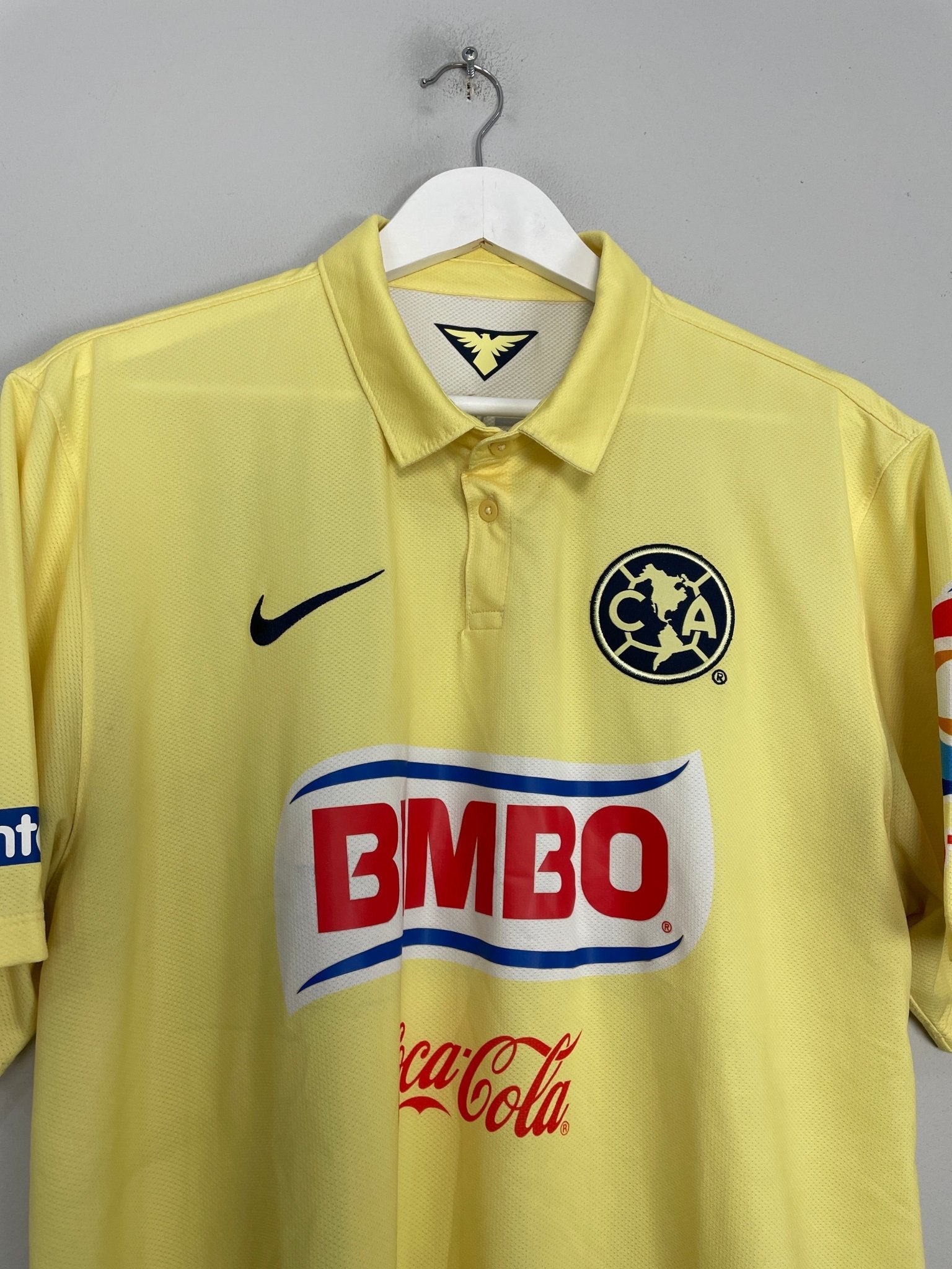 Shop 2014/15 CLUB AMERICA HOME SHIRT (XL) NIKE, classic football shirts, vintage football shirts & retro soccer jerseys at Cult Kits