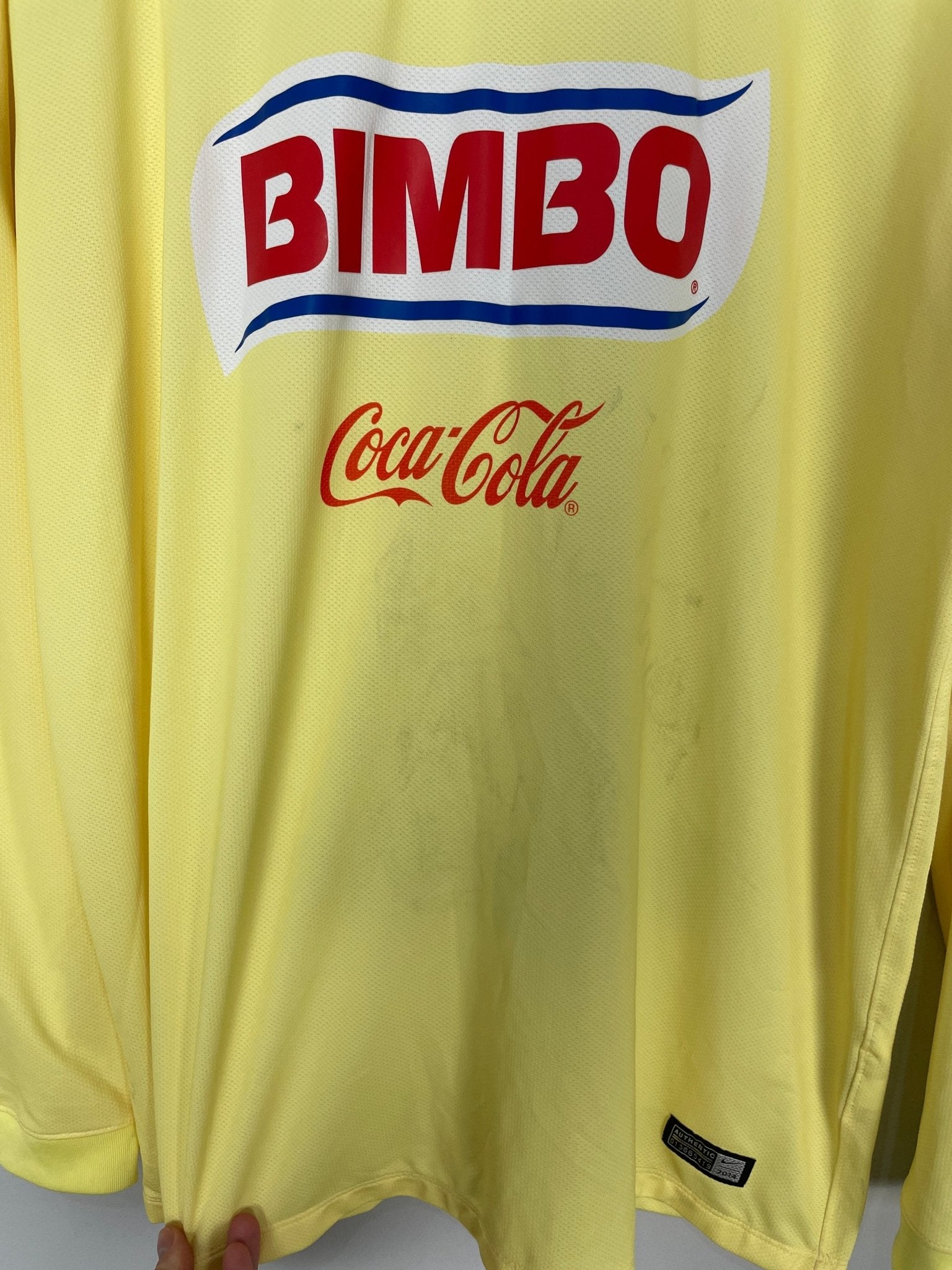 Shop 2014/15 CLUB AMERICA L/S HOME SHIRT (XL) NIKE, classic football shirts, vintage football shirts & retro soccer jerseys at Cult Kits