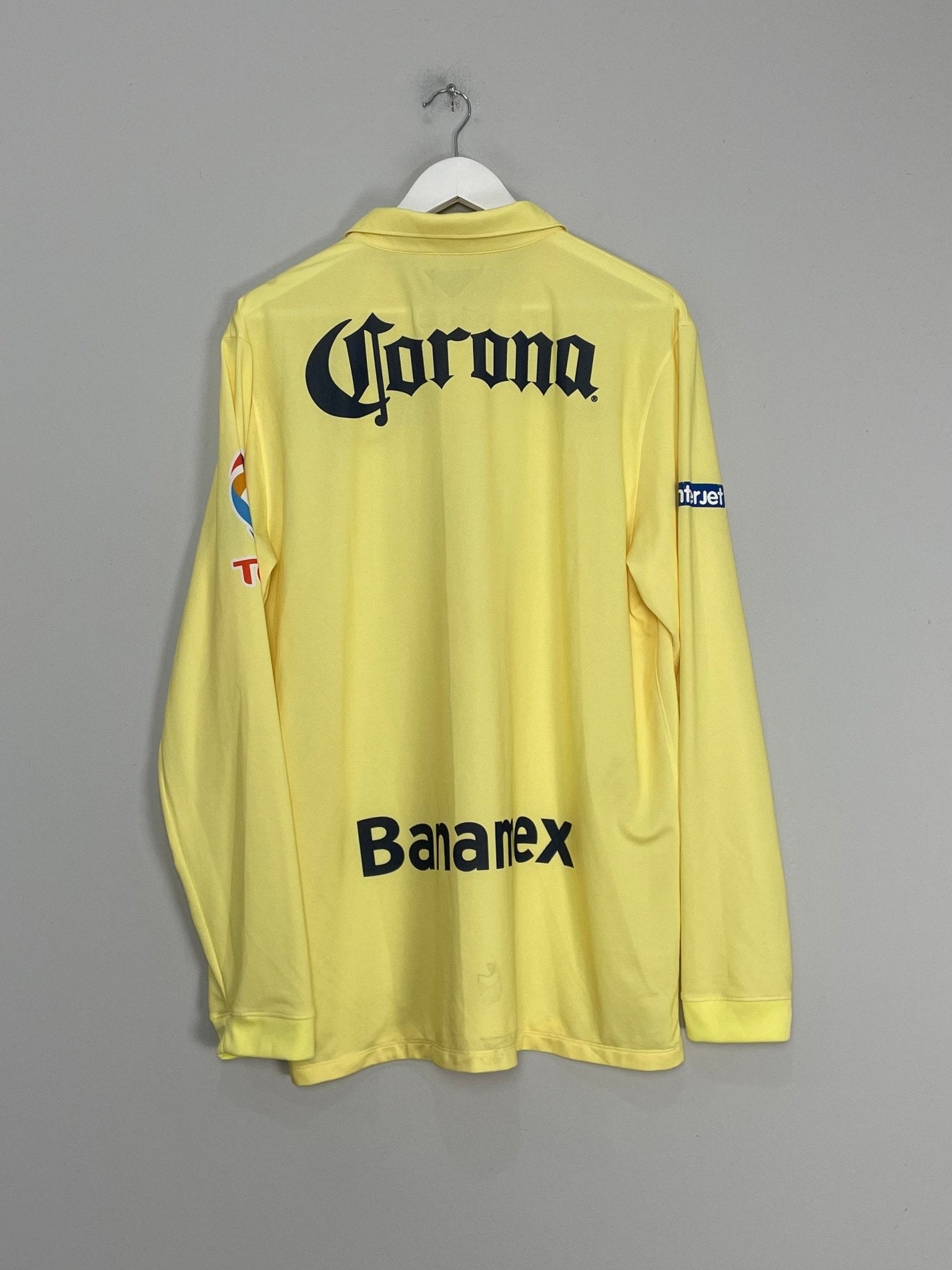 Shop 2014/15 CLUB AMERICA L/S HOME SHIRT (XL) NIKE, classic football shirts, vintage football shirts & retro soccer jerseys at Cult Kits