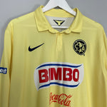 Shop 2014/15 CLUB AMERICA L/S HOME SHIRT (XL) NIKE, classic football shirts, vintage football shirts & retro soccer jerseys at Cult Kits