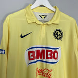 Shop 2014/15 CLUB AMERICA L/S HOME SHIRT (XL) NIKE, classic football shirts, vintage football shirts & retro soccer jerseys at Cult Kits