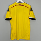 Shop 2014/15 COLOMBIA HOME SHIRT (M) ADIDAS, classic football shirts, vintage football shirts & retro soccer jerseys at Cult Kits