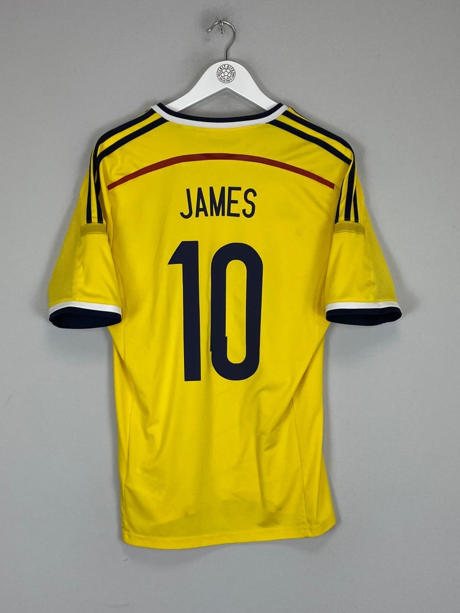2014/15 COLOMBIA JAMES 10 HOME SHIRT (M) ADIDAS - Cult Kits - Medium - Buy Vintage Football Shirts, Authentic Retro Football Shirts For Sale, Classic Football Shirts & Soccer Jersey