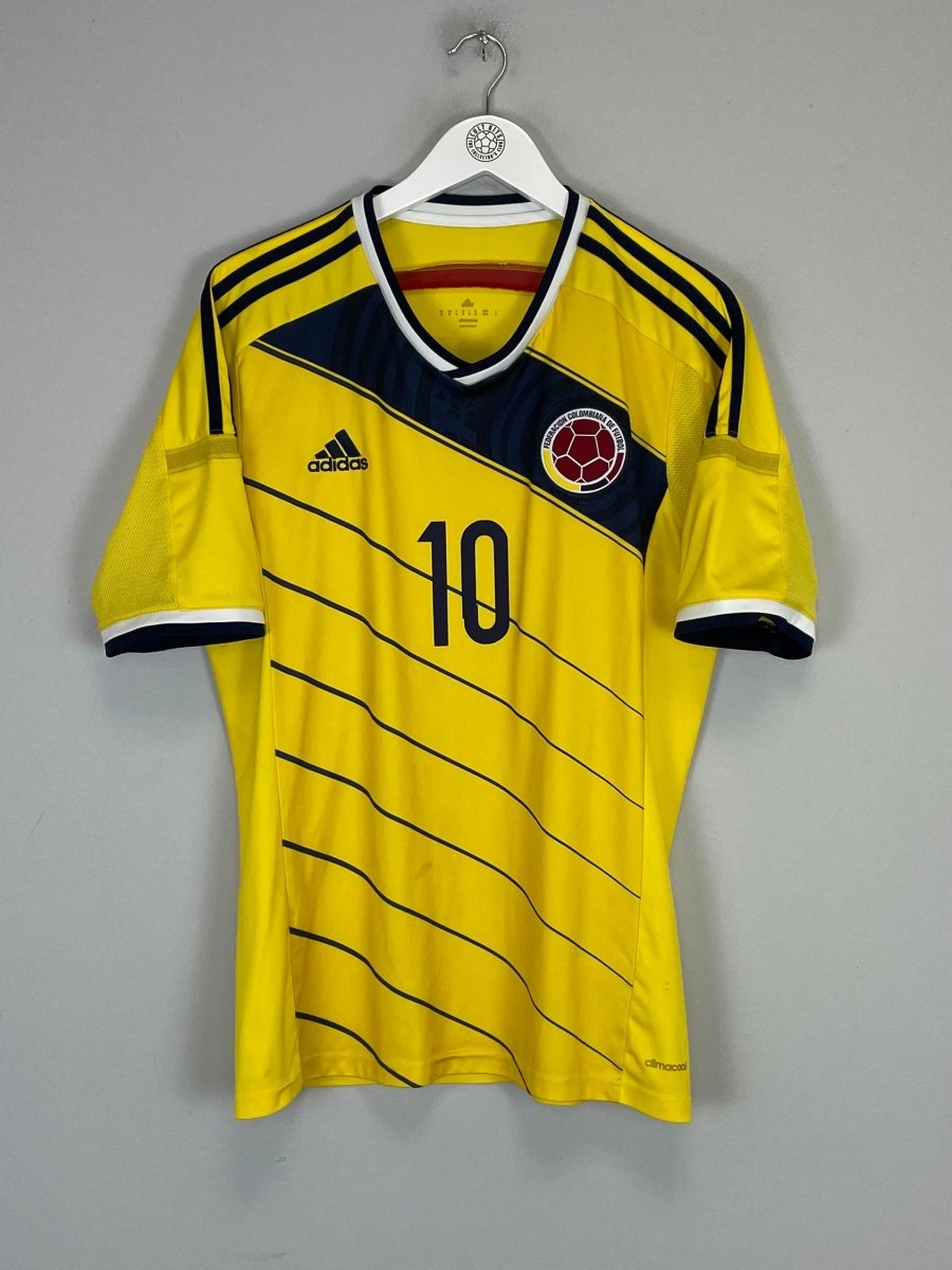2014/15 COLOMBIA JAMES 10 HOME SHIRT (M) ADIDAS - Cult Kits - Medium - Buy Vintage Football Shirts, Authentic Retro Football Shirts For Sale, Classic Football Shirts & Soccer Jersey
