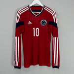 Shop 2014/15 COLOMBIA JAMES #10 L/S AWAY SHIRT (S) ADIDAS, classic football shirts, vintage football shirts & retro soccer jerseys at Cult Kits