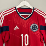 Shop 2014/15 COLOMBIA JAMES #10 L/S AWAY SHIRT (S) ADIDAS, classic football shirts, vintage football shirts & retro soccer jerseys at Cult Kits