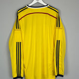 2014/15 COLOMBIA L/S HOME SHIRT (XL) ADIDAS - Cult Kits - XL - Buy Vintage Football Shirts, Authentic Retro Football Shirts For Sale, Classic Football Shirts & Soccer Jersey