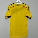 Shop 2014/15 COLOMBIA *PLAYER ISSUE* HOME SHIRT (M) ADIDAS, classic football shirts, vintage football shirts & retro soccer jerseys at Cult Kits