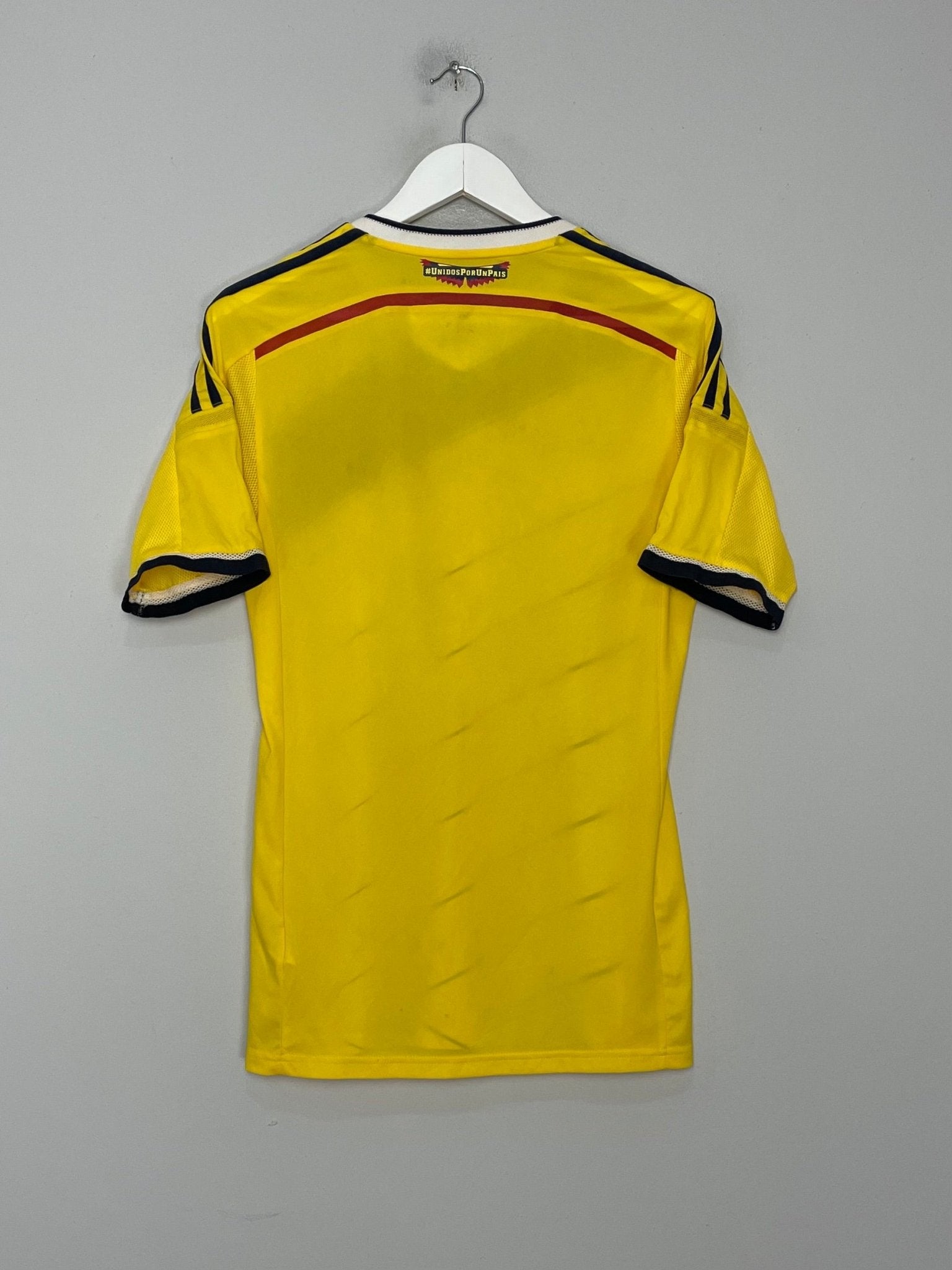 Shop 2014/15 COLOMBIA *PLAYER ISSUE* HOME SHIRT (M) ADIDAS, classic football shirts, vintage football shirts & retro soccer jerseys at Cult Kits