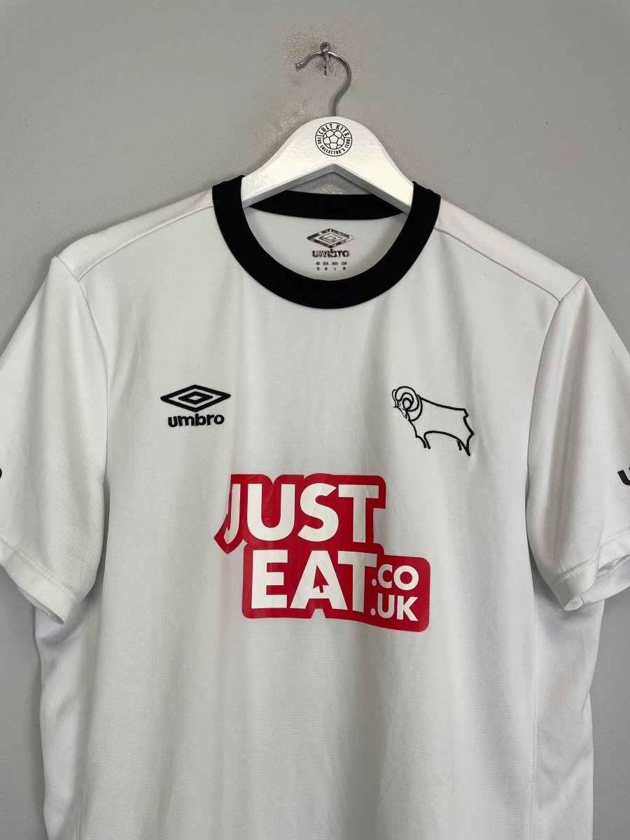 2014/15 DERBY COUNTY HOME SHIRT (M) UMBRO - Cult Kits - Medium - Buy Vintage Football Shirts, Authentic Retro Football Shirts For Sale, Classic Football Shirts & Soccer Jersey