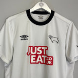 2014/15 DERBY COUNTY HOME SHIRT (M) UMBRO - Cult Kits - Medium - Buy Vintage Football Shirts, Authentic Retro Football Shirts For Sale, Classic Football Shirts & Soccer Jersey