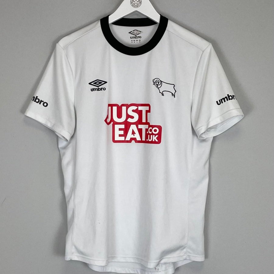 2014/15 DERBY COUNTY HOME SHIRT (M) UMBRO - Cult Kits - Medium - Buy Vintage Football Shirts, Authentic Retro Football Shirts For Sale, Classic Football Shirts & Soccer Jersey