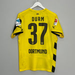 Shop 2014/15 DORTMUND DURM #37 HOME SHIRT (M) PUMA, classic football shirts, vintage football shirts & retro soccer jerseys at Cult Kits