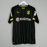 Shop 2014/15 DORTMUND KAGAWA #7 AWAY SHIRT (L) PUMA, classic football shirts, vintage football shirts & retro soccer jerseys at Cult Kits