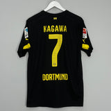 Shop 2014/15 DORTMUND KAGAWA #7 AWAY SHIRT (L) PUMA, classic football shirts, vintage football shirts & retro soccer jerseys at Cult Kits