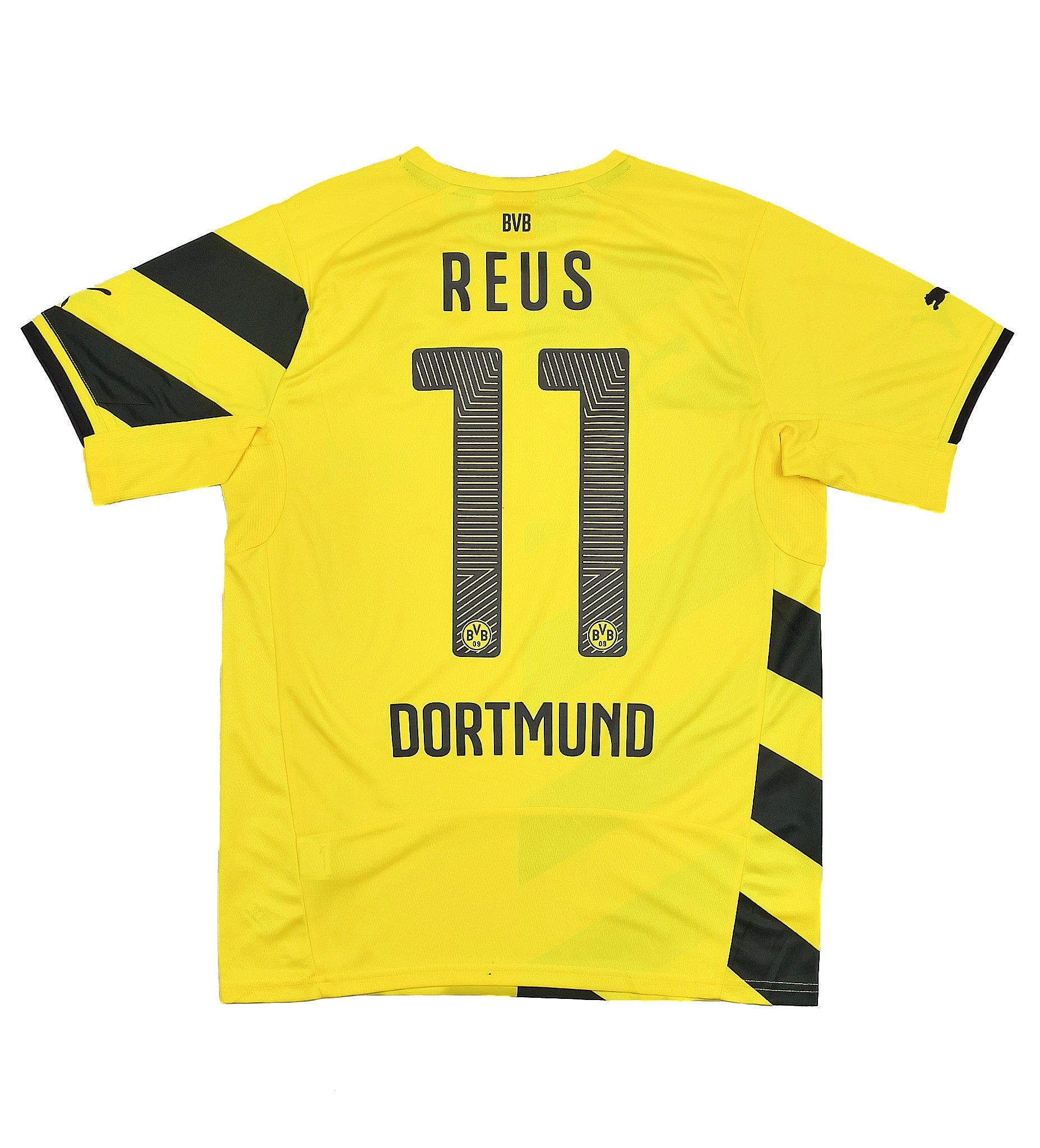 Buy 2014/15 DORTMUND REUS 11 HOME SHIRT (M) PUMA ~ Free worldwide shipping available ~ Authentic Vintage Football Shirts from Cult Kits