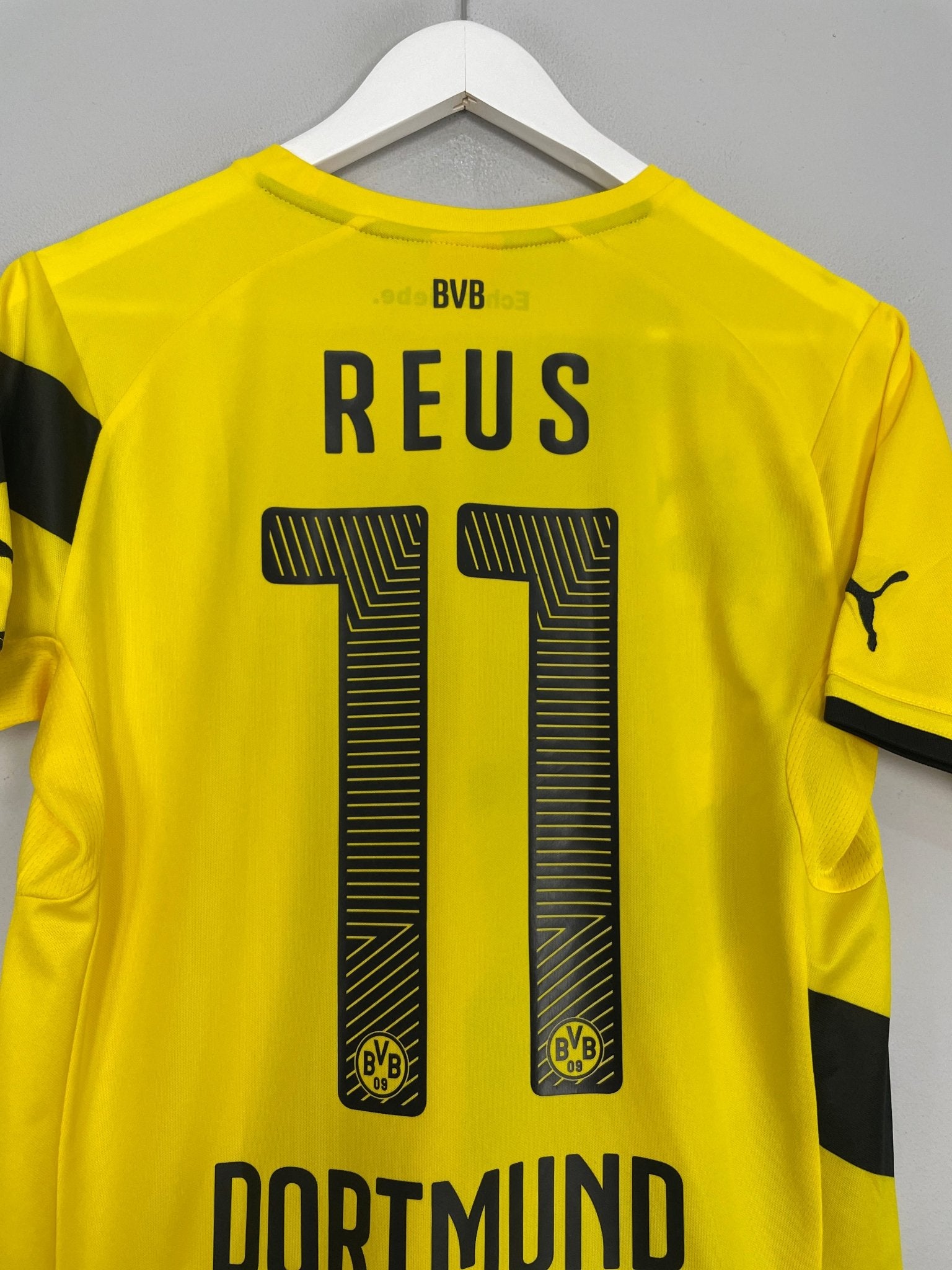 Shop 2014/15 DORTMUND REUS #11 HOME SHIRT (S) PUMA, classic football shirts, vintage football shirts & retro soccer jerseys at Cult Kits
