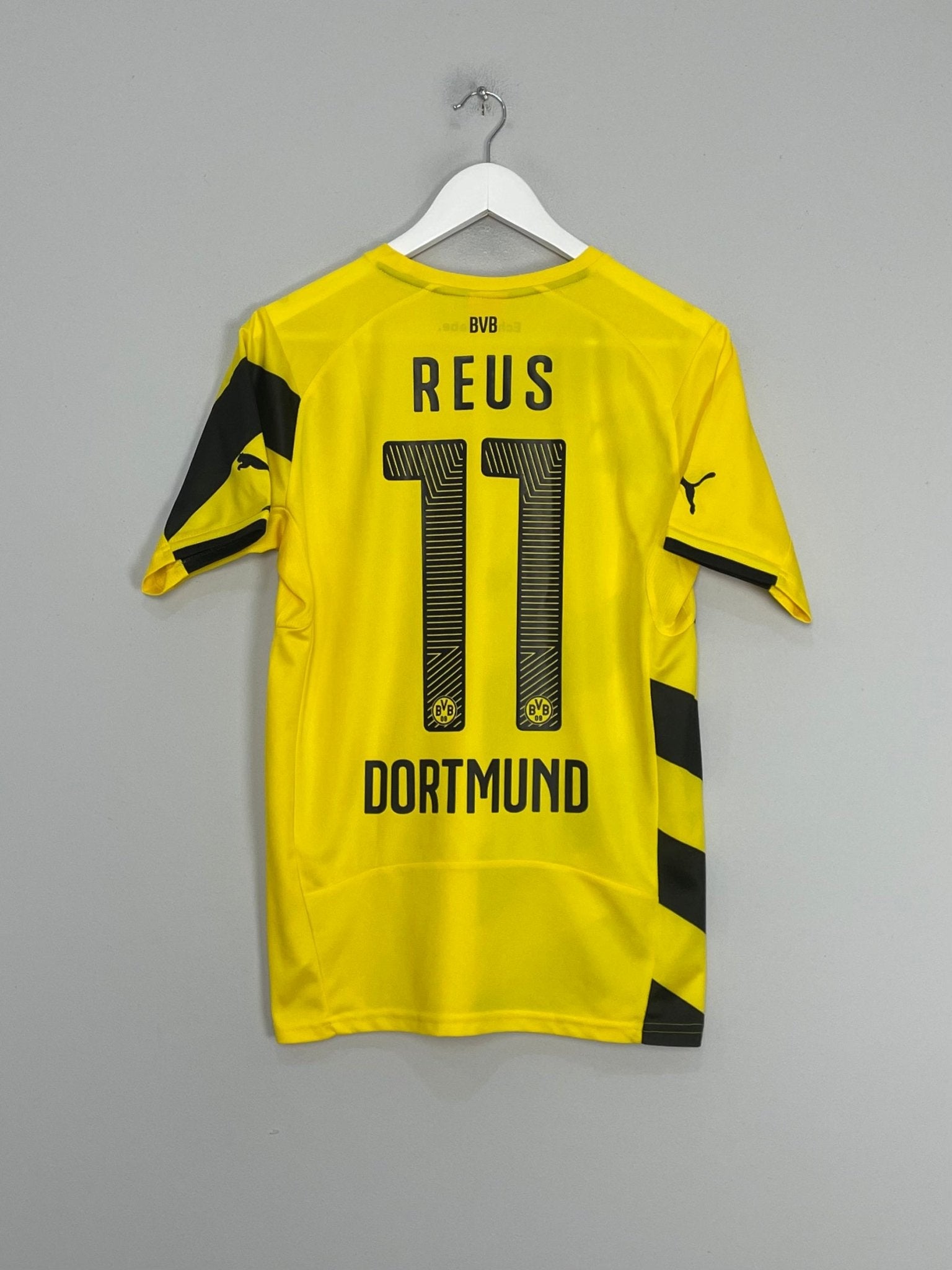 Shop 2014/15 DORTMUND REUS #11 HOME SHIRT (S) PUMA, classic football shirts, vintage football shirts & retro soccer jerseys at Cult Kits