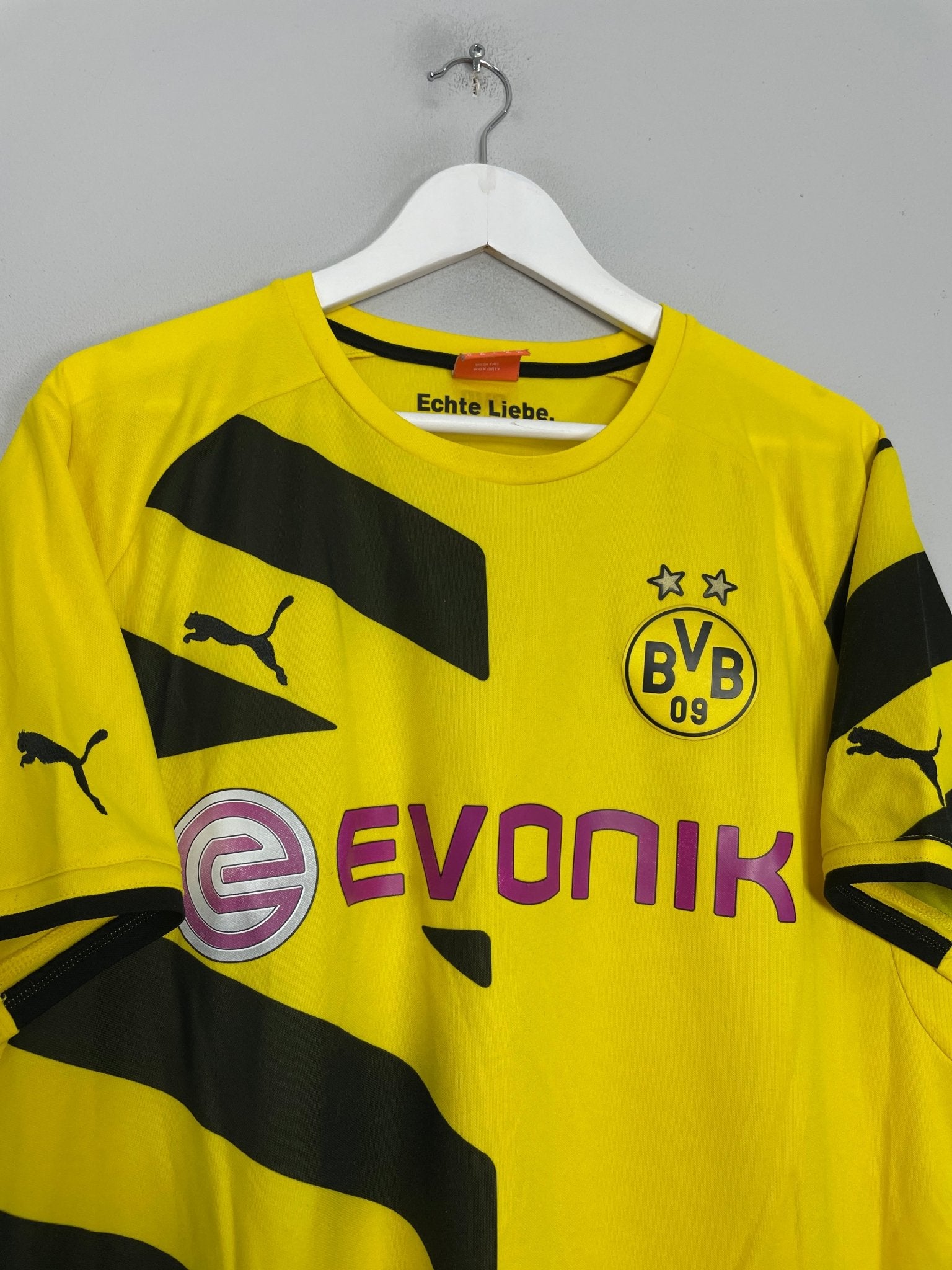 Shop 2014/15 DORTMUND REUS #11 HOME SHIRT (XL) PUMA, classic football shirts, vintage football shirts & retro soccer jerseys at Cult Kits
