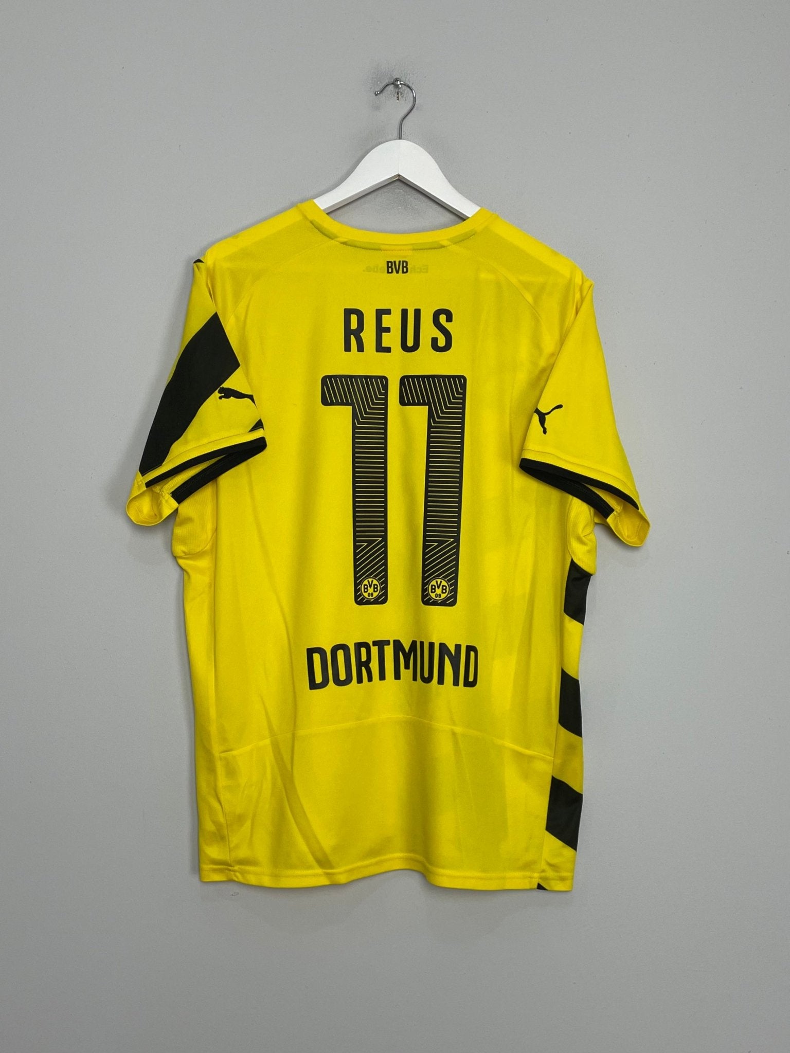 Shop 2014/15 DORTMUND REUS #11 HOME SHIRT (XL) PUMA, classic football shirts, vintage football shirts & retro soccer jerseys at Cult Kits