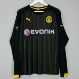Shop 2014/15 DORTMUND REUS #11 L/S AWAY SHIRT (L) PUMA, classic football shirts, vintage football shirts & retro soccer jerseys at Cult Kits