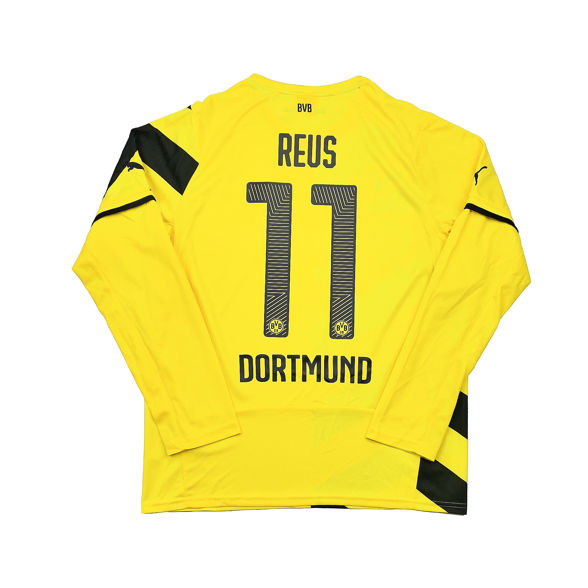 Buy 2014/15 Dortmund Reus 11 L/S Home Shirt (L) Puma ~ Free worldwide shipping ~ Authentic Vintage Football Shirts from Cult Kits