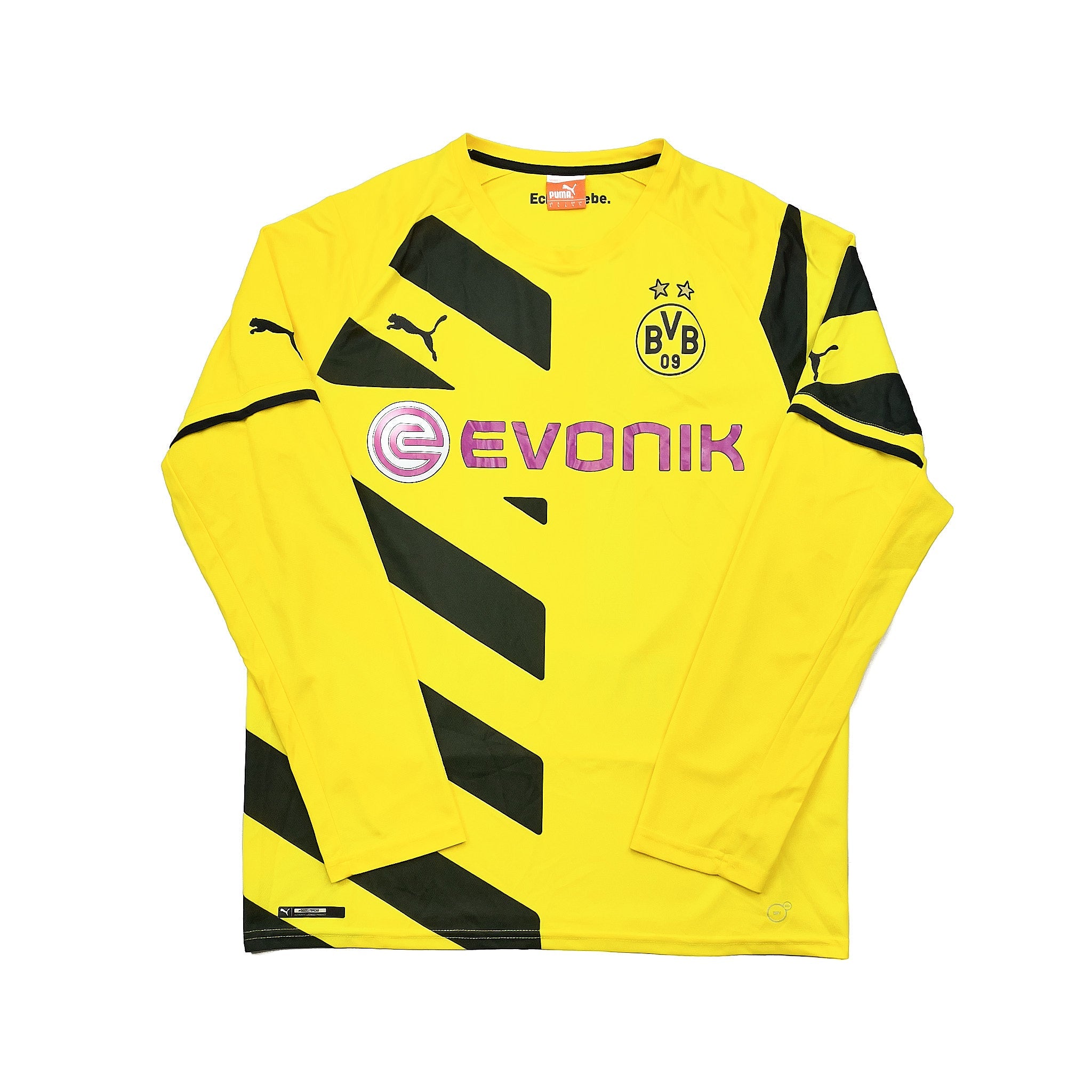 Buy 2014/15 Dortmund Reus 11 L/S Home Shirt (L) Puma ~ Free worldwide shipping ~ Authentic Vintage Football Shirts from Cult Kits